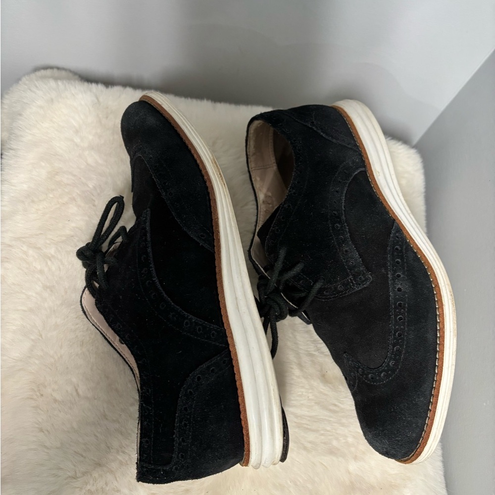 Women’s Cole Haan Wingtip Suede Oxford Shoes